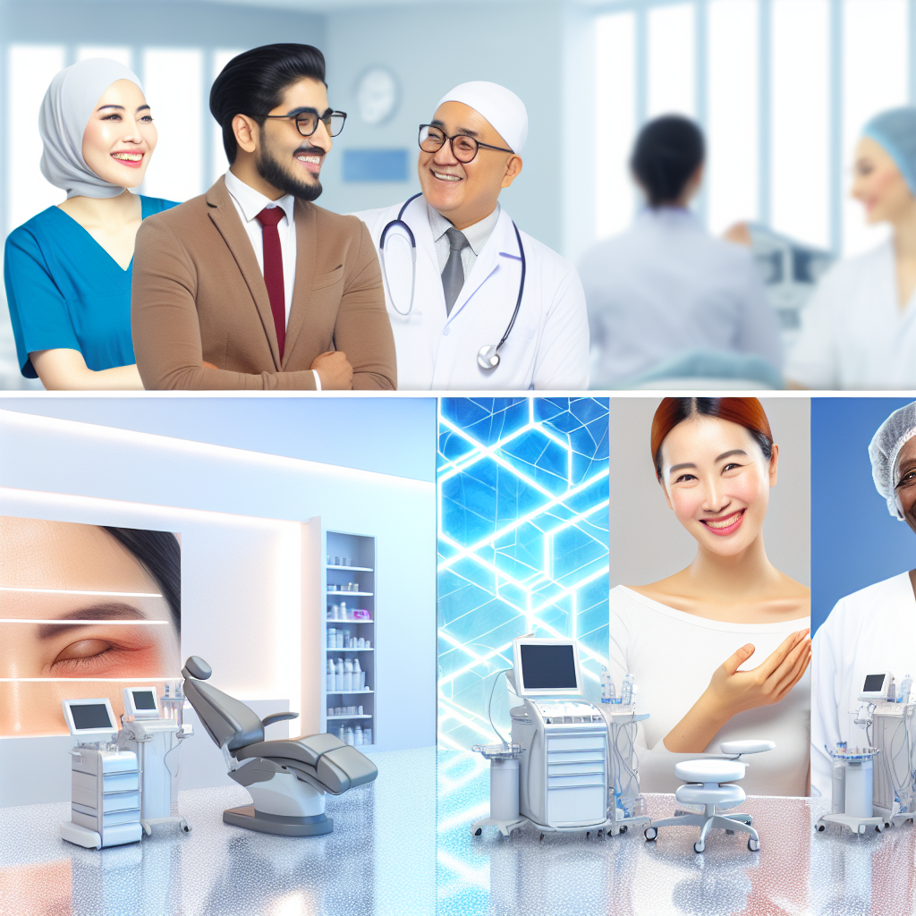 کلینیک زیبایی، درمان های نوین، رضایت مشتری.