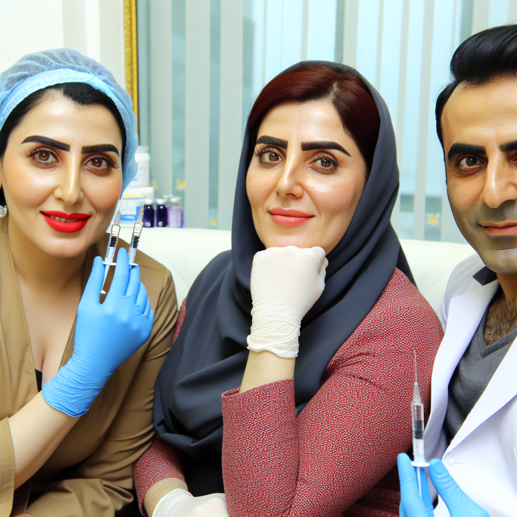 مشتریان راضی از خدمات بوتاکس اصفهان.