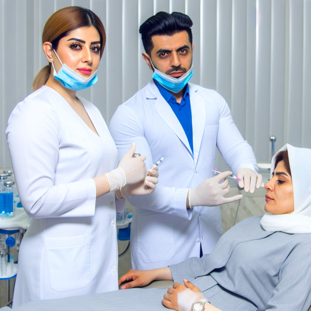 دکتران ماهر در مرکز تزریق بوتاکس اصفهان.