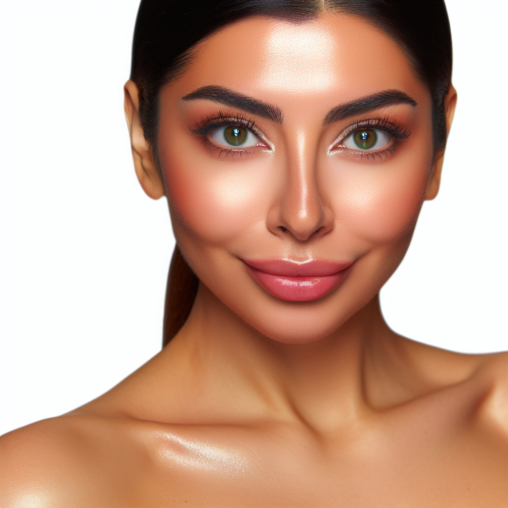 زن جوان با چهره جذاب پس از لیفت صورت