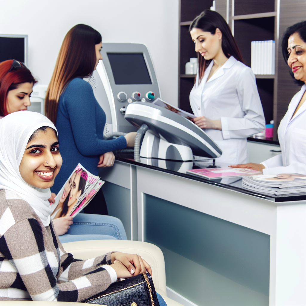 مشتریان راضی از خدمات لیزر مو زائد.